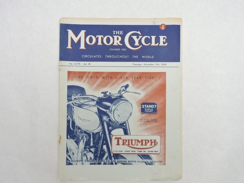 Nov 1948 the motorcycle - 11,