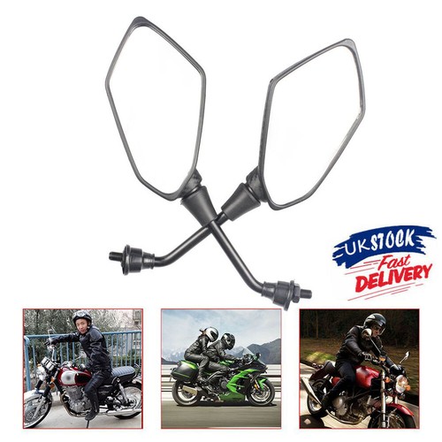 Black rotated motorcycle - 7/8",
