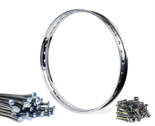 Wm1 stainless rim spokes - &,