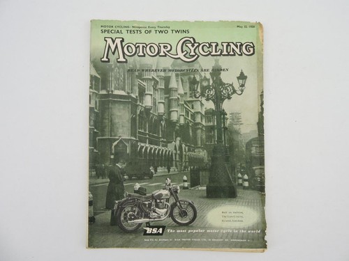 Vintage may 1958 motorcycling - may,