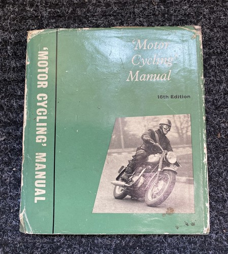 Vintage motorcycle manual - manual, book