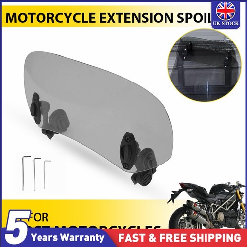 Motorcycle clip windshield - clip, on