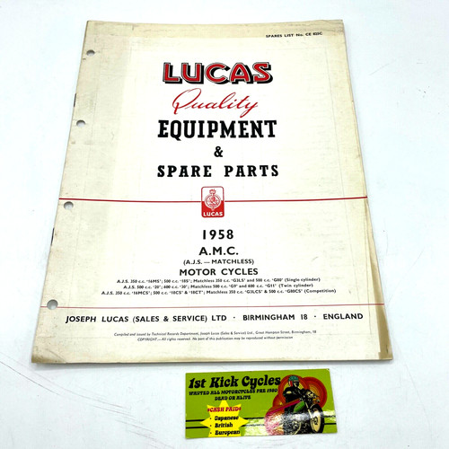 Vintage lucas 1958 - vintage, amc