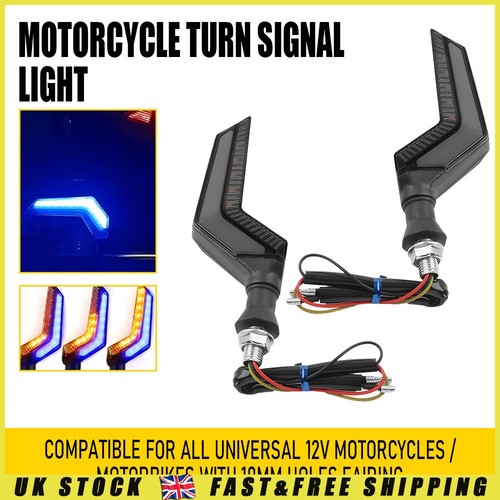 Flowing led motorcycle - flowing, turn