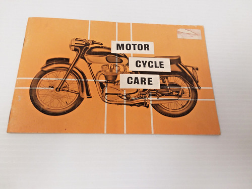 Castrol motor cycle care book - castrol,