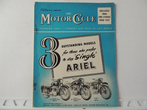 October 1958 motorcycle - 1958,