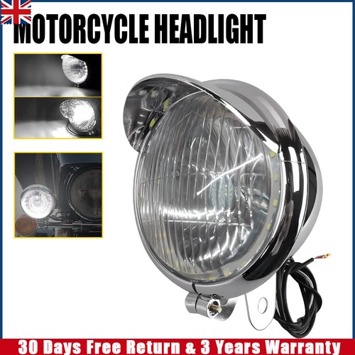 Round led chrome bullet - round,