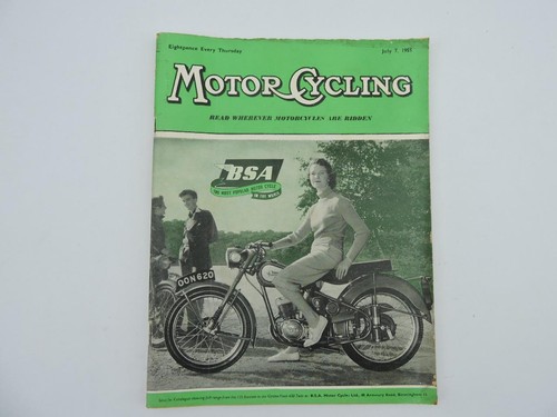 Vintage july 1955 motorcycling - 1955,